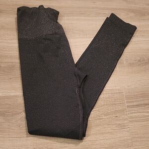 Athleta Black Glitter Leggings